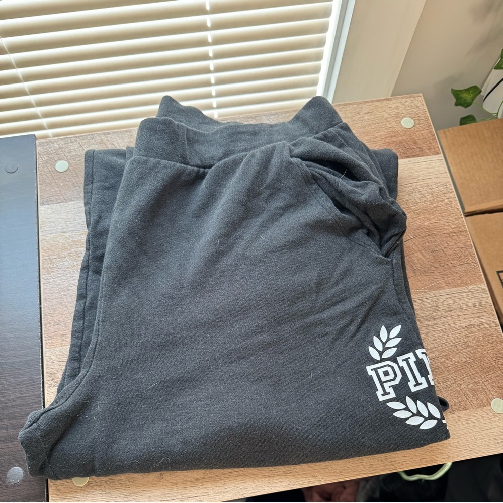 PINK Victoria's Secret Black SweatPants